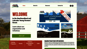 What Nlyoungfarmers.ca website looked like in 2020 (3 years ago)
