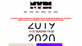 What Nybaroque.org website looked like in 2020 (3 years ago)