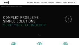 What Nscglobal.com website looked like in 2020 (5 years ago)