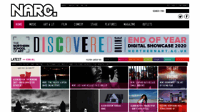 What Narcmagazine.com website looked like in 2020 (3 years ago)