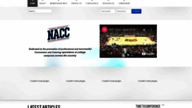 What Nacc-online.com website looked like in 2020 (3 years ago)