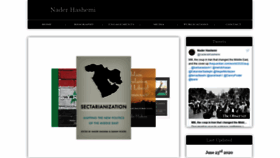 What Naderhashemi.com website looked like in 2020 (3 years ago)