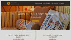 What Nannyagency.com website looked like in 2020 (3 years ago)