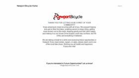What Newportbicycleri.com website looked like in 2020 (3 years ago)