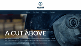 What Neskor.ca website looked like in 2020 (3 years ago)