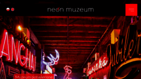 What Neonmuzeum.org website looked like in 2020 (3 years ago)