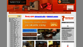 What Nabytek-lkp.cz website looked like in 2020 (3 years ago)