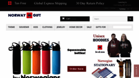 What Norwaygift.com website looked like in 2020 (3 years ago)
