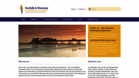 What Norfolkwaveneylmc.org.uk website looked like in 2020 (3 years ago)