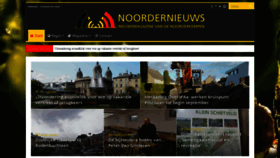 What Noordernieuws.be website looked like in 2020 (3 years ago)
