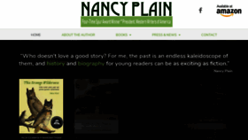 What Nancyplain.com website looked like in 2020 (3 years ago)