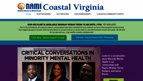 What Namivirginiabeach.org website looked like in 2020 (3 years ago)