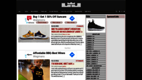 What Nikelebron.net website looked like in 2020 (3 years ago)