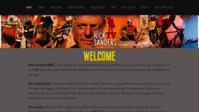 What Nicksanders.com website looked like in 2020 (3 years ago)