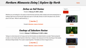 What Northernminnesota.org website looked like in 2020 (3 years ago)