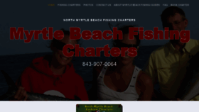 What Northmyrtlebeachfishingcharters.com website looked like in 2020 (3 years ago)
