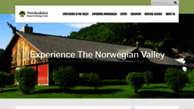 What Norskedalen.org website looked like in 2020 (3 years ago)