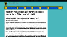 What Notar-harms-kehl.de website looked like in 2020 (3 years ago)