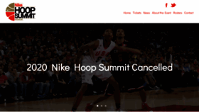What Nikehoopsummit.com website looked like in 2020 (3 years ago)