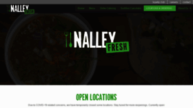 What Nalleyfresh.com website looked like in 2020 (3 years ago)