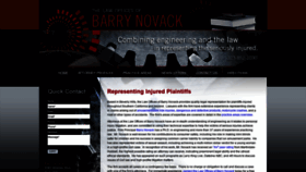 What Novacklaw.com website looked like in 2020 (3 years ago)