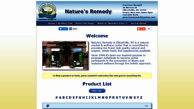 What Natures-remedy.net website looked like in 2020 (3 years ago)