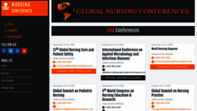 What Nursingconference.com website looked like in 2020 (3 years ago)