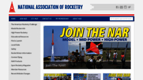 What Nar.org website looked like in 2020 (3 years ago)