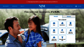 What Njm.com website looked like in 2020 (3 years ago)