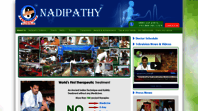 What Nadipathy.in website looked like in 2020 (3 years ago)