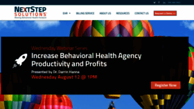 What Nssbehavioralhealth.com website looked like in 2020 (3 years ago)