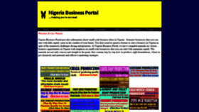 What Nigeriabusinessportal.com website looked like in 2020 (3 years ago)