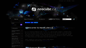 What Neocube.ca website looked like in 2020 (3 years ago)