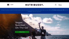 What Nutribuddy.com website looked like in 2020 (3 years ago)