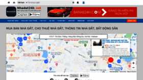 What Nhadat24h.net website looked like in 2020 (3 years ago)