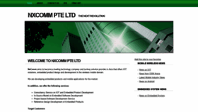 What Nxcomm.com website looked like in 2020 (3 years ago)