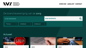 What Nvz-ziekenhuizen.nl website looked like in 2020 (3 years ago)