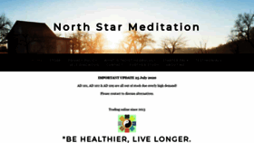 What Northstarmeditation.co.uk website looked like in 2020 (3 years ago)