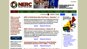 What Nerc.org website looked like in 2020 (3 years ago)