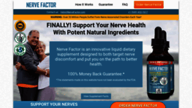 What Nervefactor.com website looked like in 2020 (3 years ago)