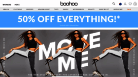 What Nz.boohoo.com website looked like in 2020 (3 years ago)