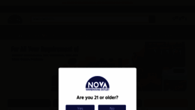 What Novadistributors.com website looked like in 2020 (3 years ago)