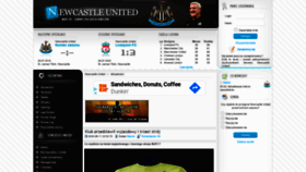 What Nufc.pl website looked like in 2020 (3 years ago)