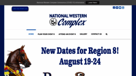 What Nationalwesterncomplex.com website looked like in 2020 (3 years ago)
