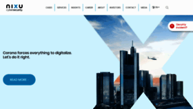 What Nixu.com website looked like in 2020 (3 years ago)