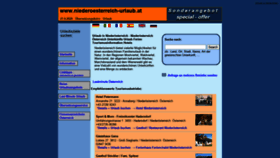 What Niederoesterreich-urlaub.at website looked like in 2020 (3 years ago)