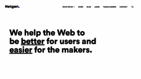 What Netgen.io website looked like in 2020 (3 years ago)