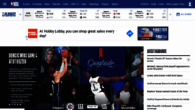 What Nba.com website looked like in 2020 (3 years ago)