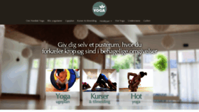 What Nordiskyoga.dk website looked like in 2020 (4 years ago)