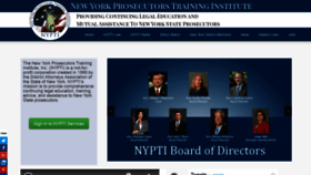 What Nypti.org website looked like in 2020 (3 years ago)